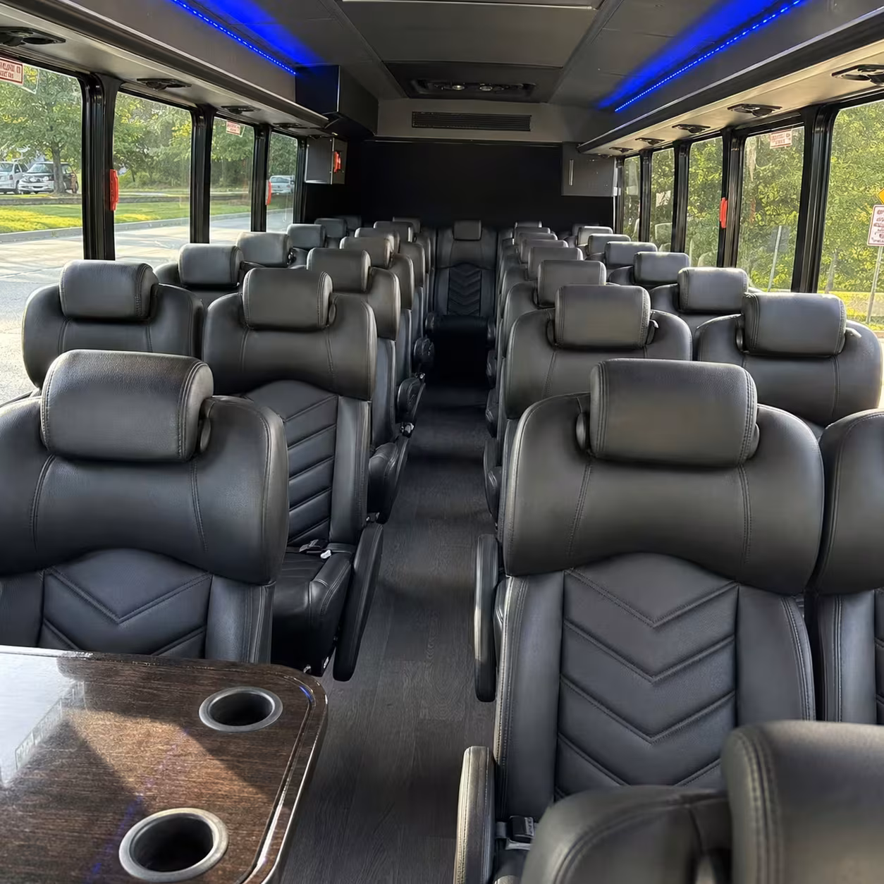 25 passenger minibus inside