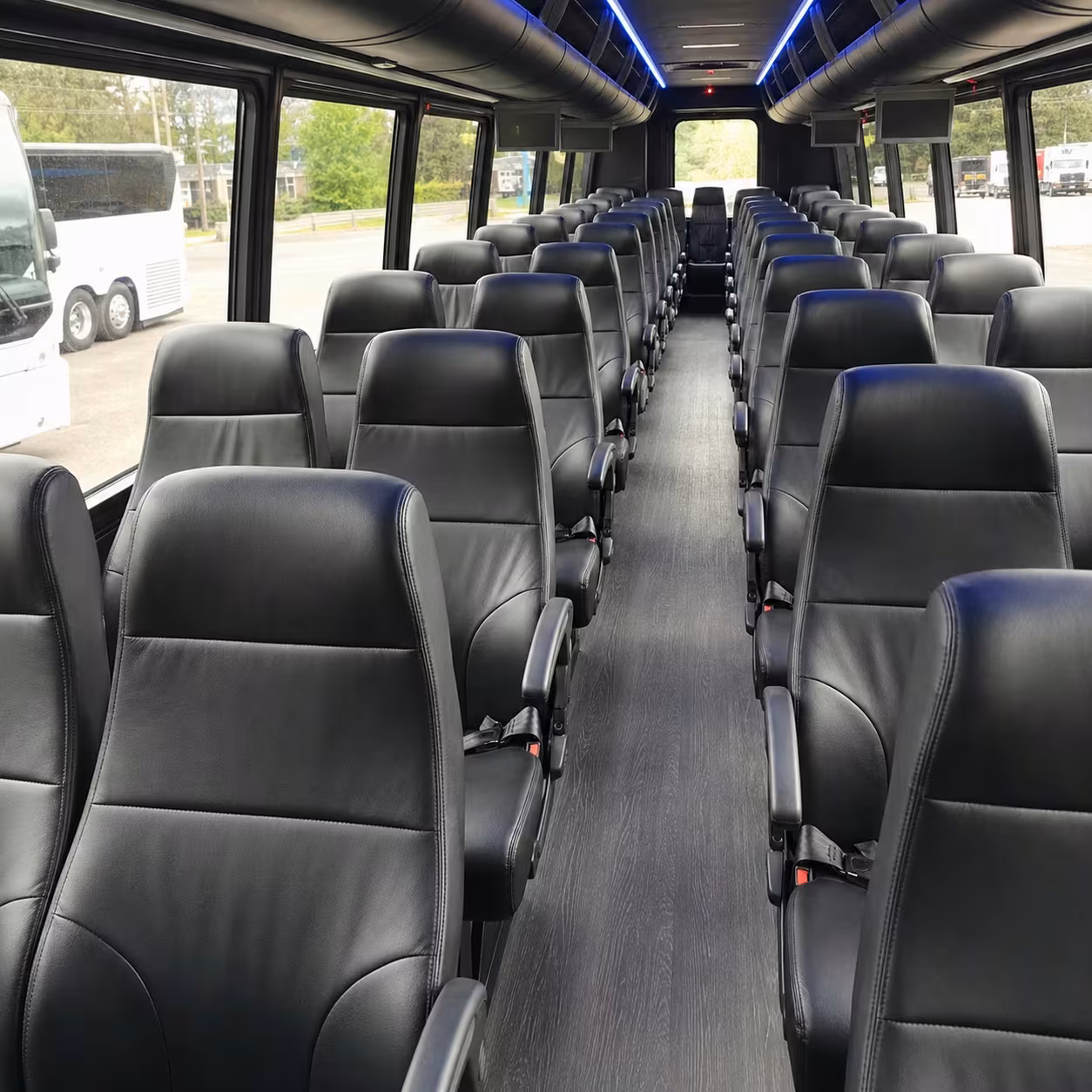 28 passenger minibus inside