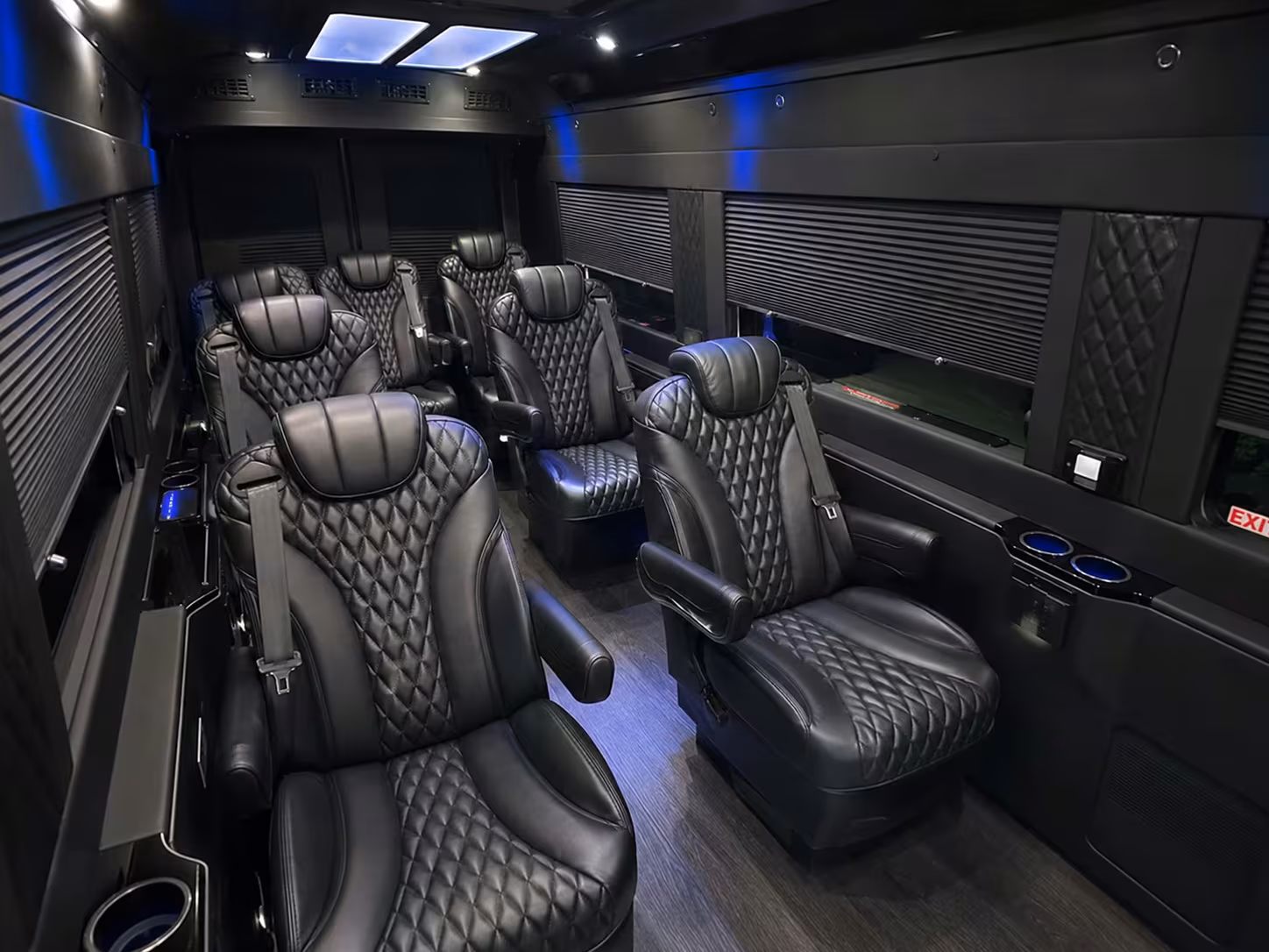 sprinter van with driver interior