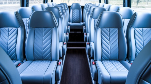 28 passenger minibus interior seattle
