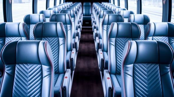 50 passenger charter bus interior seattle
