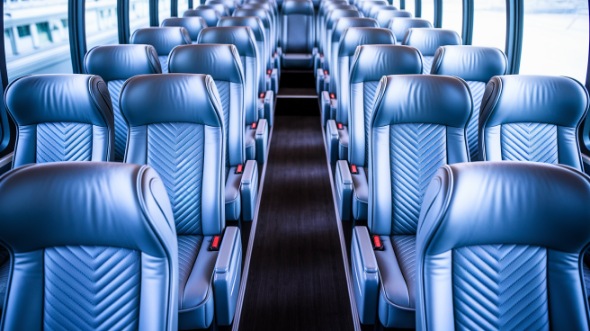 55 passenger charter bus interior seattle