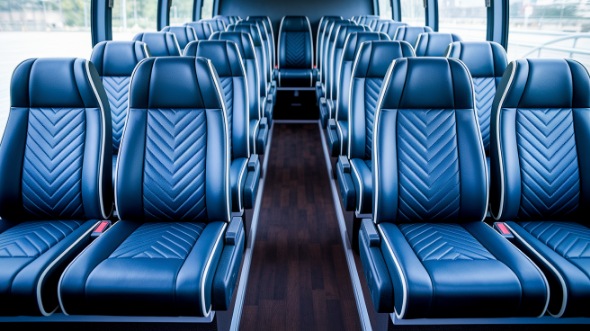 auburn 15 passenger minibus inside