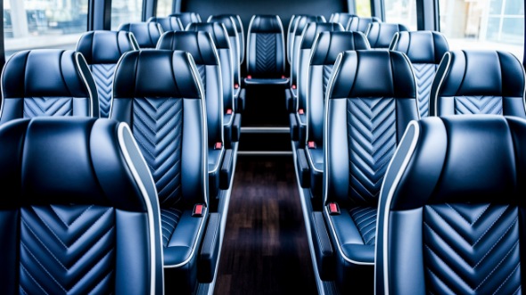 auburn 20 passenger minibus inside