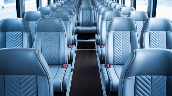 auburn 28 passenger minibus inside