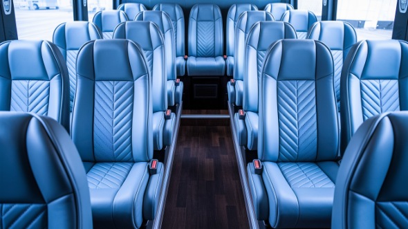 auburn 35 passenger minibus inside