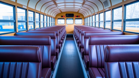 auburn school bus rental inside
